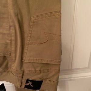 Size 10 Long Tan AEO Sateen Pants